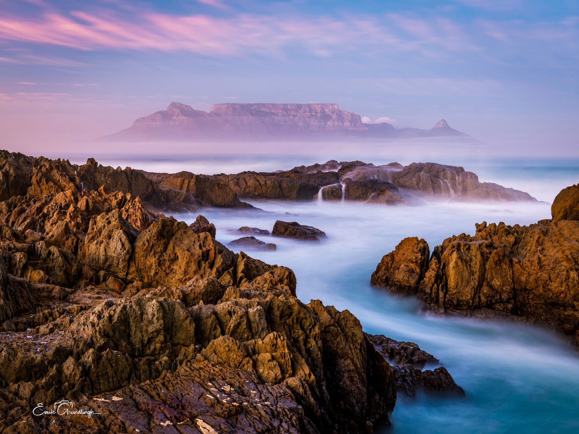 Table Mountain S-Line — Fine Art Photography by Emile Grundlingh