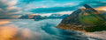 Aerial panorama of the Sentinel between Noordhoek Beach and Hout Bay at dawn by Emile Grundlingh